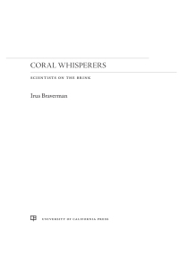 صورة الغلاف: Coral Whisperers 1st edition 9780520298859