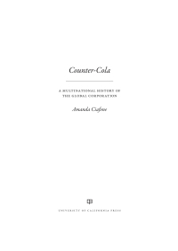 表紙画像: Counter-Cola 1st edition 9780520299023