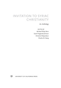 Cover image: Invitation to Syriac Christianity 1st edition 9780520299191