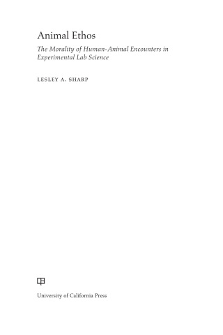 Cover image: Animal Ethos 1st edition 9780520299252
