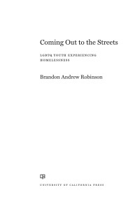 صورة الغلاف: Coming Out to the Streets 1st edition 9780520299276