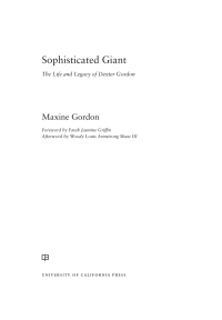 صورة الغلاف: Sophisticated Giant 1st edition 9780520350793