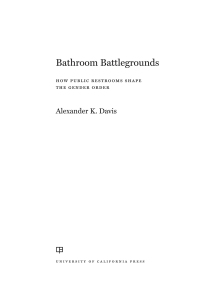 صورة الغلاف: Bathroom Battlegrounds 1st edition 9780520300156