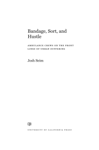 Titelbild: Bandage, Sort, and Hustle 1st edition 9780520300231