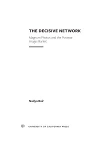 Cover image: The Decisive Network 1st edition 9780520300354