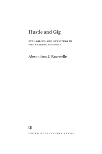 Cover image: Hustle and Gig 1st edition 9780520300552