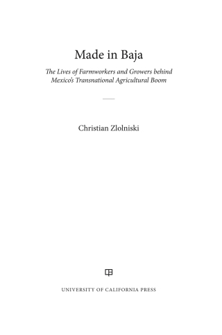 Cover image: Made in Baja 1st edition 9780520300637