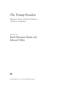 Imagen de portada: The Trump Paradox 1st edition 9780520302563