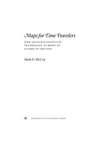 Imagen de portada: Maps for Time Travelers 1st edition 9780520303164