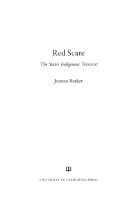 Imagen de portada: Red Scare 1st edition 9780520303188