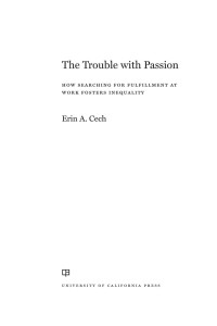 Imagen de portada: The Trouble with Passion 1st edition 9780520303225