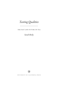 Imagen de portada: Tasting Qualities 1st edition 9780520303256