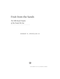 Imagen de portada: Fruit from the Sands 1st edition 9780520303638