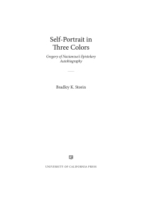 Cover image: Self-Portrait in Three Colors 1st edition 9780520304130