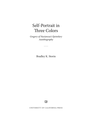 Cover image: Self-Portrait in Three Colors 1st edition 9780520304130