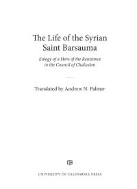 Imagen de portada: The Life of the Syrian Saint Barsauma 1st edition 9780520304178