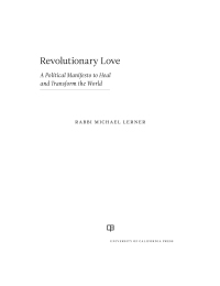 Cover image: Revolutionary Love 1st edition 9780520389755