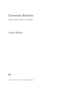 表紙画像: University Babylon 1st edition 9780520304574