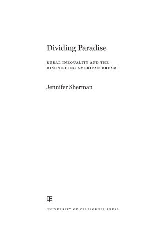 Titelbild: Dividing Paradise 1st edition 9780520305137
