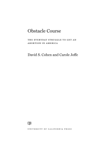 صورة الغلاف: Obstacle Course 1st edition 9780520306646