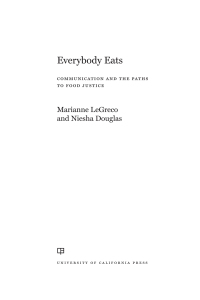 Cover image: Everybody Eats 1st edition 9780520314245