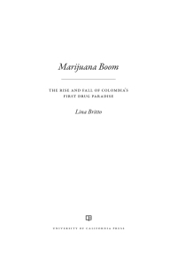 表紙画像: Marijuana Boom 1st edition 9780520325456
