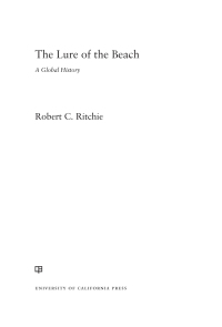 Imagen de portada: The Lure of the Beach 1st edition 9780520215955