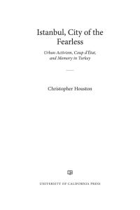 صورة الغلاف: Istanbul, City of the Fearless 1st edition 9780520343191