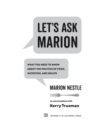 صورة الغلاف: Let's Ask Marion 1st edition 9780520343238
