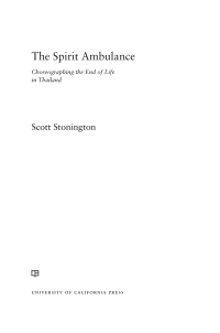 Cover image: The Spirit Ambulance 1st edition 9780520343900