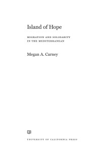 Cover image: Island of Hope 1st edition 9780520344501