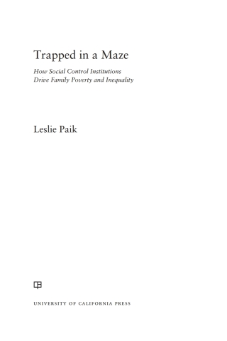 Cover image: Trapped in a Maze 1st edition 9780520344648
