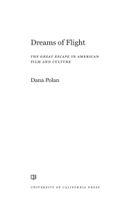 Cover image: Dreams of Flight 1st edition 9780520379305