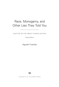 صورة الغلاف: Race, Monogamy, and Other Lies They Told You, Second Edition 2nd edition 9780520379602