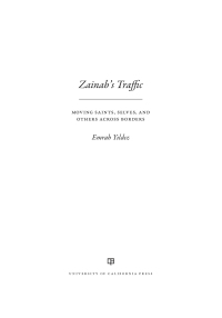 Cover image: Zainab’s Traffic 1st edition 9780520379831