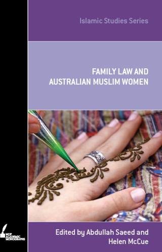 Cover image: Family Law and Australian Muslim Women 9780522862355