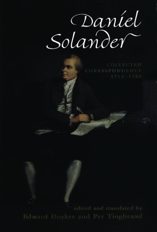 Cover image: Daniel Solander 9780522846362