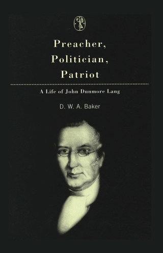 Cover image: Preacher, Politician, Patriot 9780522848229