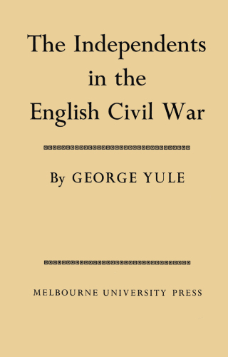 Cover image: Independents in the English Civil War 9780522838169