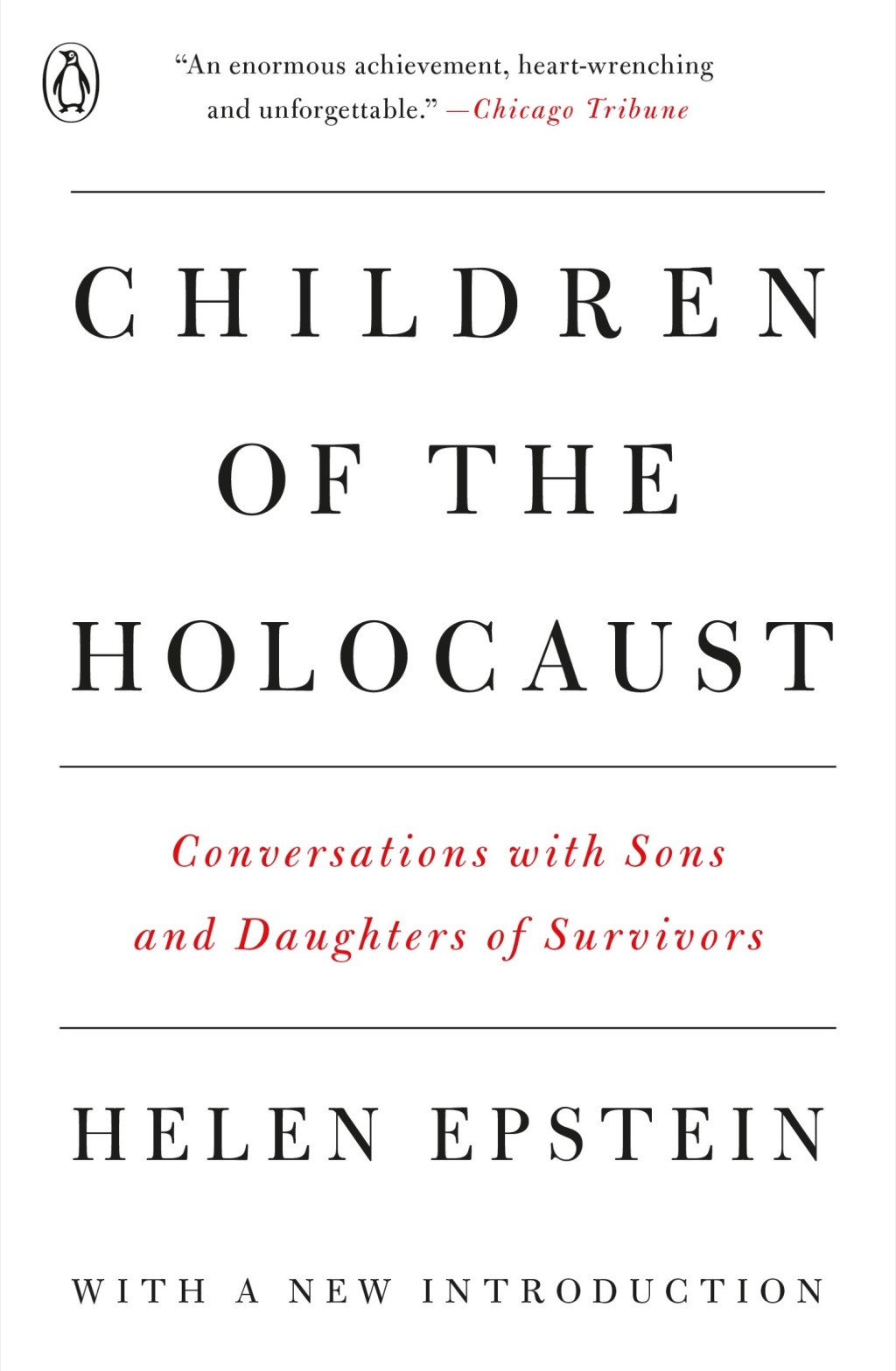 Children of the Holocaust Conversations with Sons and Daughters of Survivors