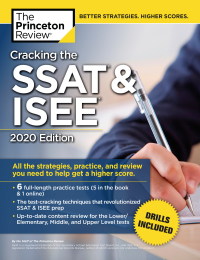 Cover image: Cracking the SSAT & ISEE, 2020 Edition 9780525568094