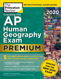 Cover image: Cracking the AP Human Geography Exam 2020, Premium Edition 9780525568285