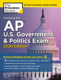 Cover image: Cracking the AP U.S. Government & Politics Exam, 2020 Edition 9780525568377