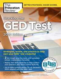 Cover image: Cracking the GED Test with 2 Practice Tests, 2020 Edition 9780525568100