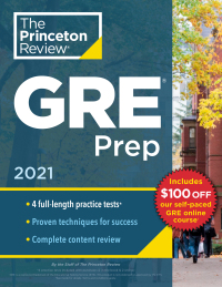 Cover image: Princeton Review GRE Prep, 2021 9780525569381