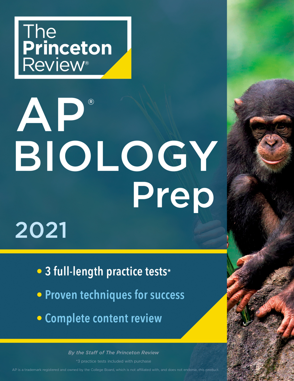 Princeton Review AP Biology Prep, 2021 3 Practice Tests + Complete Content Review + Strategies & Techniques