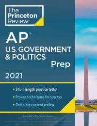 Cover image: Princeton Review AP U.S. Government & Politics Prep, 2021 9780525569671