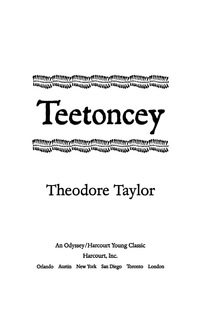 Cover image: Teetoncey 9780152052980