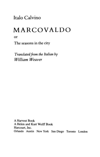 Immagine di copertina: Marcovaldo 9780156572040