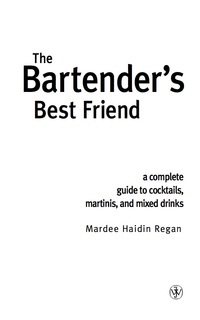 Cover image: The Bartender's Best Friend 9780470447185